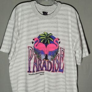 Vintage Paradise Flamingo T-shirt